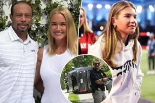Tiger Woods' girlfriend, Vanessa Trump, and daughters not involved in car crash: source